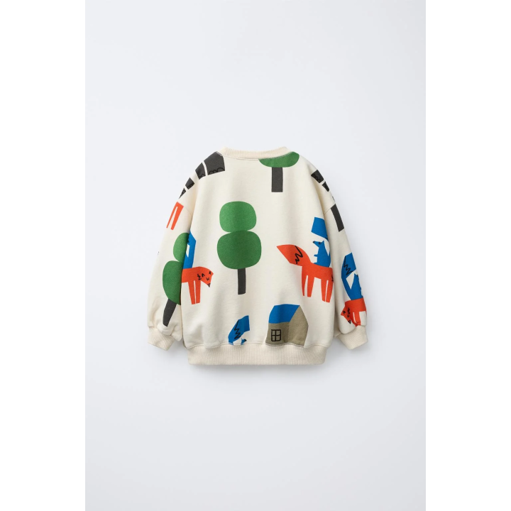 ТОЛСТОВКА С ПРИНТОМ «ЛЕС»