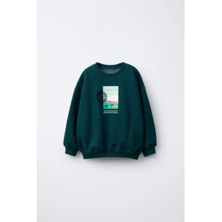 Свитшот с принтом snowland