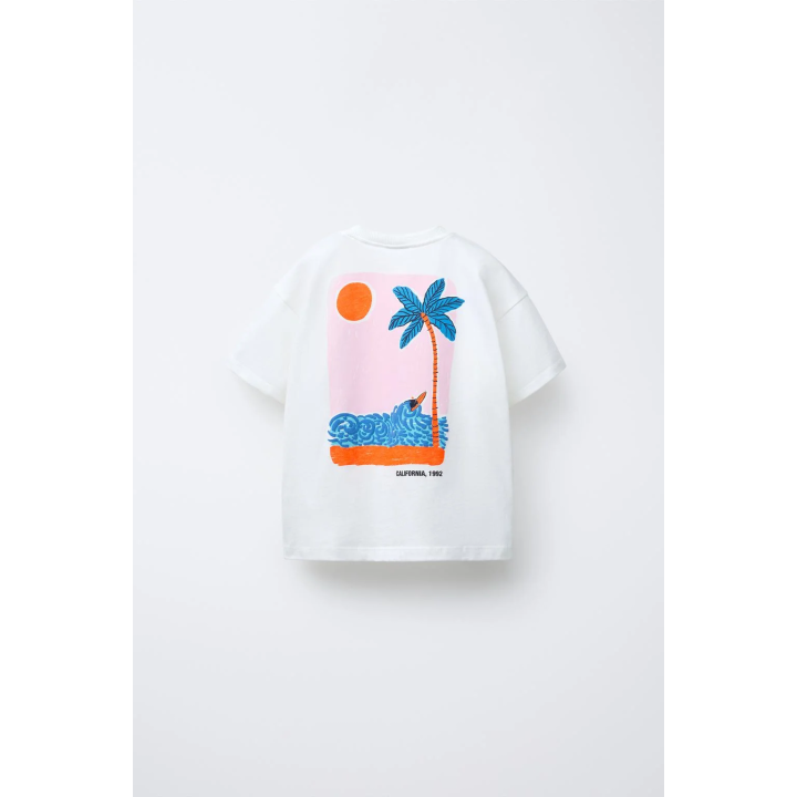 ФУТБОЛКА С ПРИНТОМ «СЕРФИНГ»