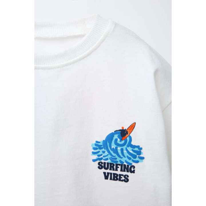 ФУТБОЛКА С ПРИНТОМ «СЕРФИНГ»