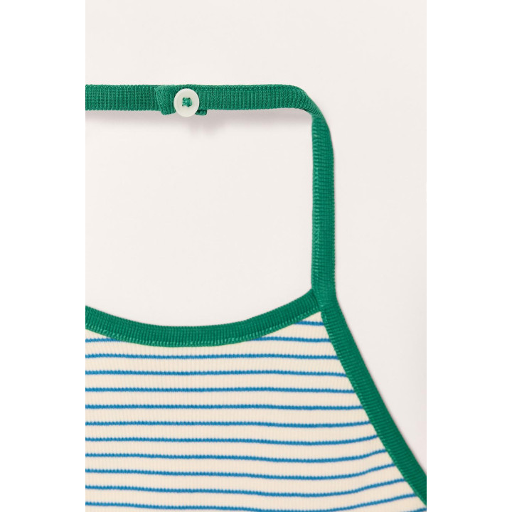 Топ на шею в полоску limited edition