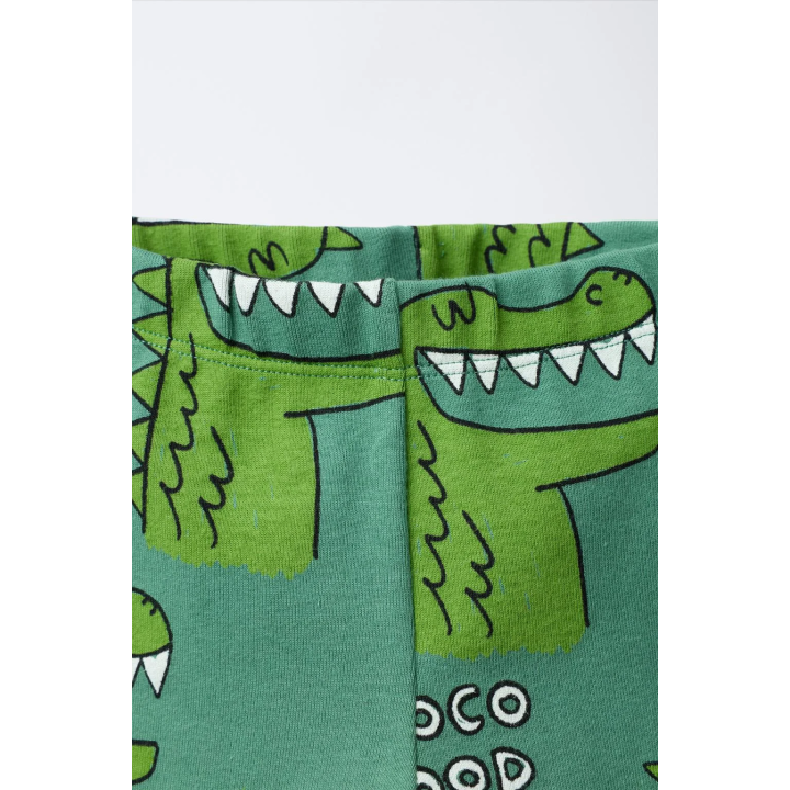 ЛЕГИНСЫ С ПРИНТОМ «КРОКОДИЛЫ»