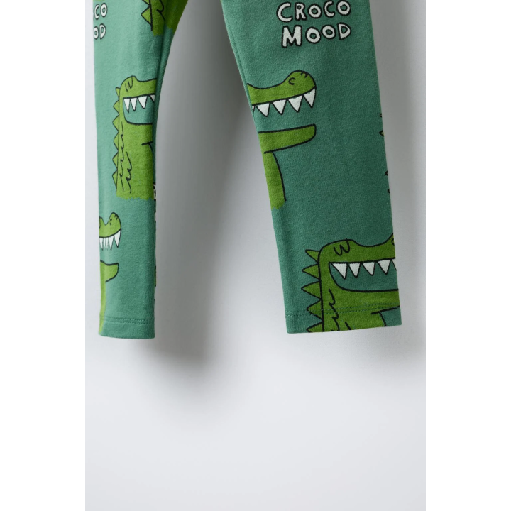 ЛЕГИНСЫ С ПРИНТОМ «КРОКОДИЛЫ»