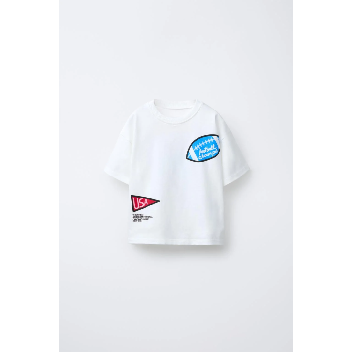 ФУТБОЛКА С ПРИНТОМ «ФУТБОЛ»