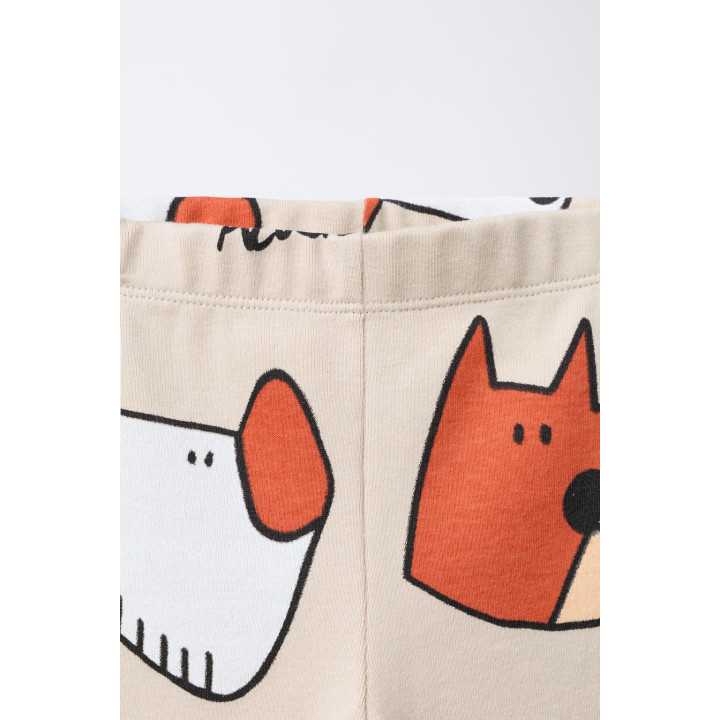 ЛЕГИНСЫ С ПРИНТОМ «СОБАЧКИ»