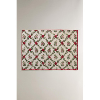 Рождественское ситечко с джаккардовым узором из алмазов