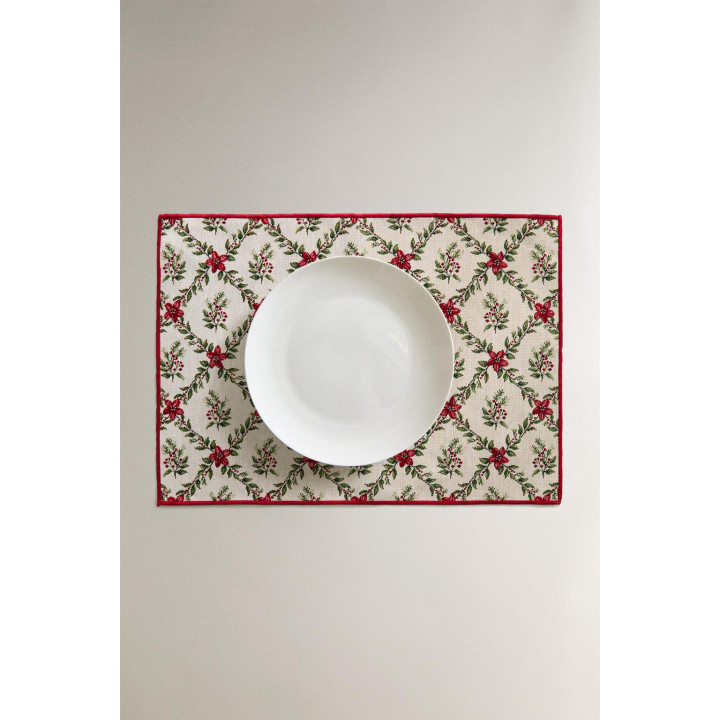 Рождественское ситечко с джаккардовым узором из алмазов