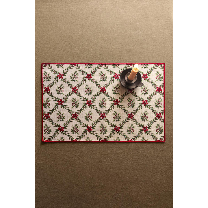 Рождественское ситечко с джаккардовым узором из алмазов