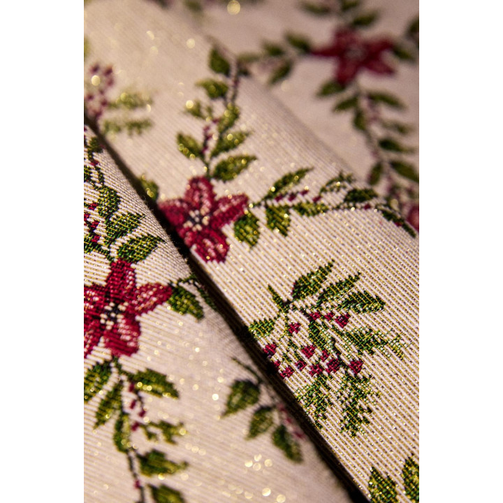 Рождественское ситечко с джаккардовым узором из алмазов