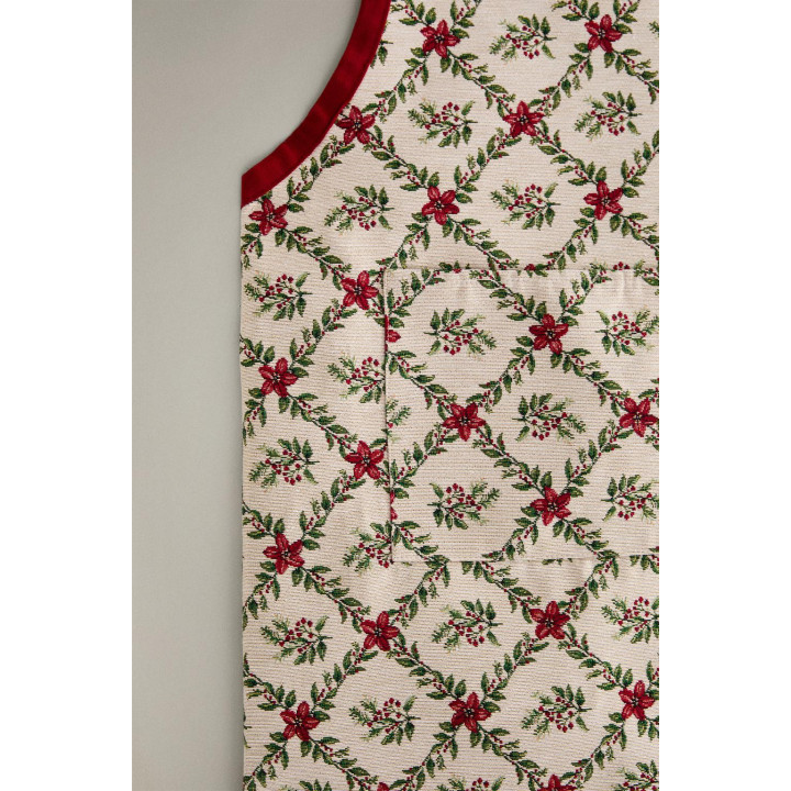 Флористический рождественский фартук