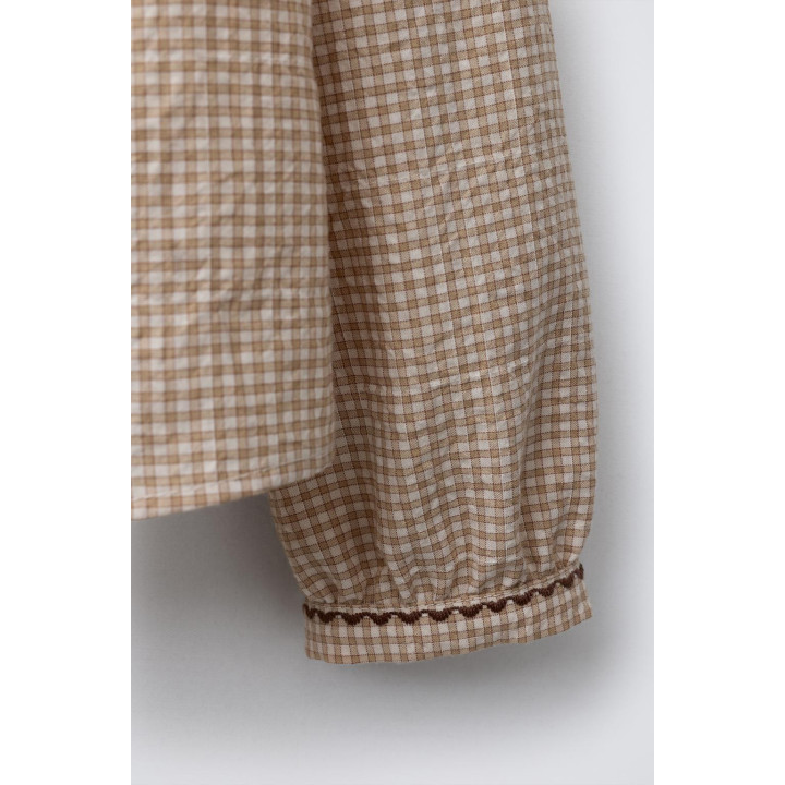 Рубашка с воротником петер-пэн и вышивкой bensimon ® x zara