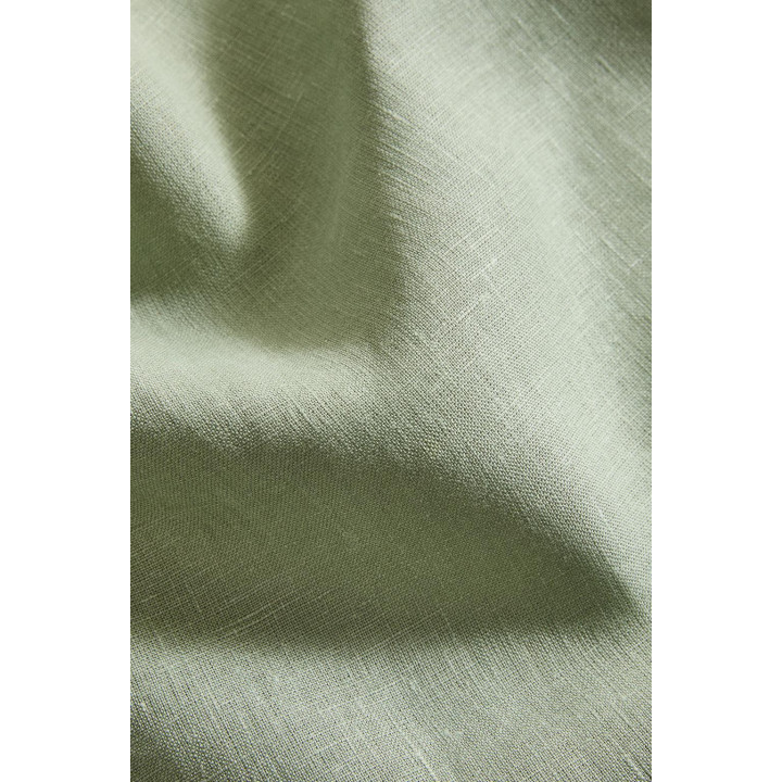 Льняное рождественское салфетка с деталями из ниток