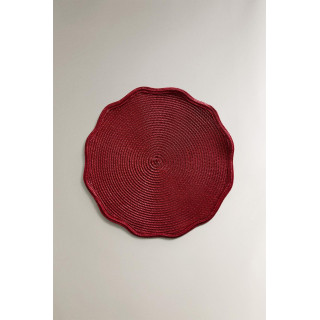 Рождественский подстилка с блондинкой кружевной отделкой (упаковка из 2 штук)