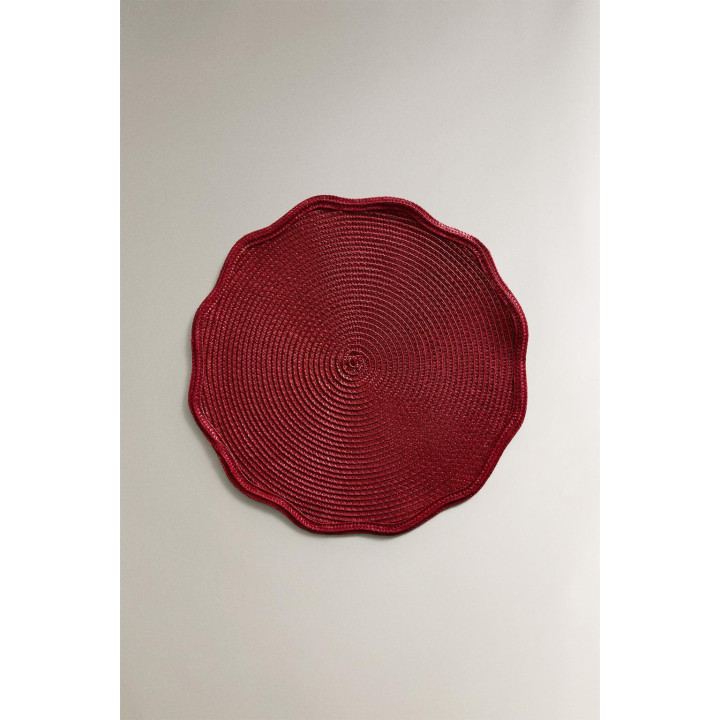 Рождественский подстилка с блондинкой кружевной отделкой (упаковка из 2 штук)