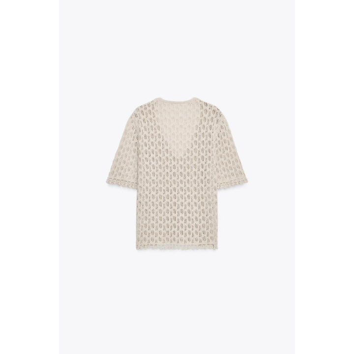 АЖУРНЫЙ ТРИКОТАЖНЫЙ КАРДИГАН