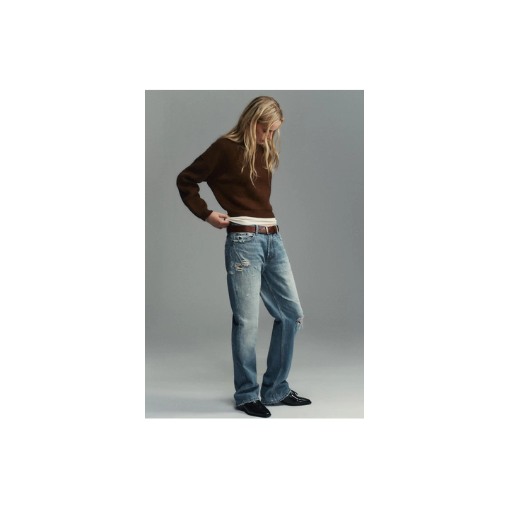 ГЛАДКИЙ ТРИКОТАЖНЫЙ ДЖЕМПЕР