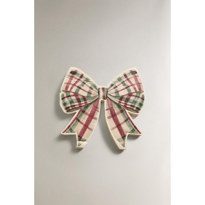 Набор рождественских бумажных салфеток с бантами (набор из 20 штук)