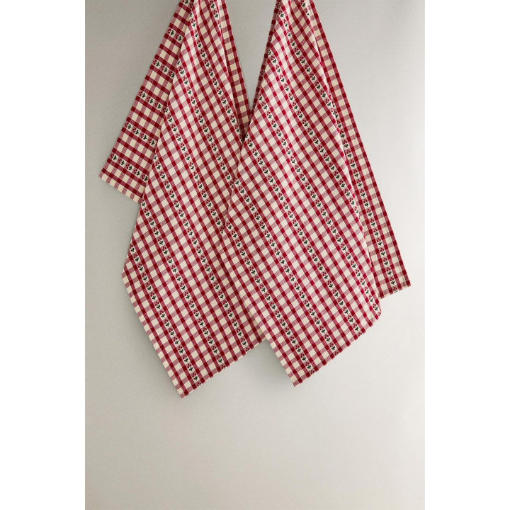 Набор хлопковых рождественских чайных полотенец (набор из 2 штук)