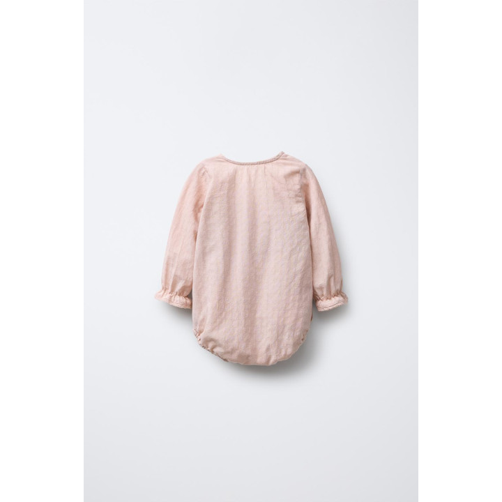 КОМБИНЕЗОН С КРУЖЕВОМ И ВЫШИВКОЙ