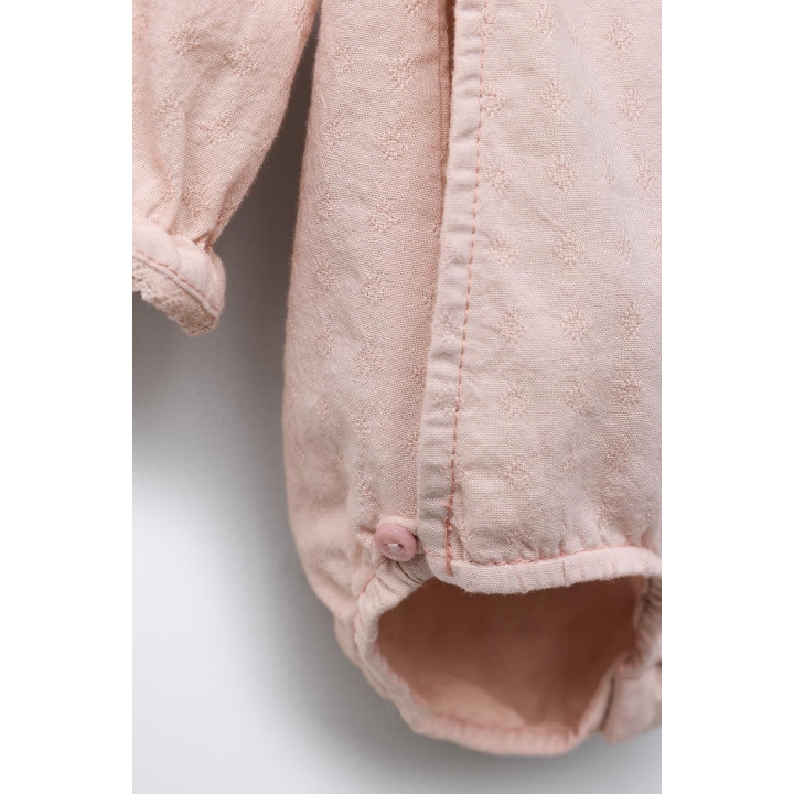 КОМБИНЕЗОН С КРУЖЕВОМ И ВЫШИВКОЙ