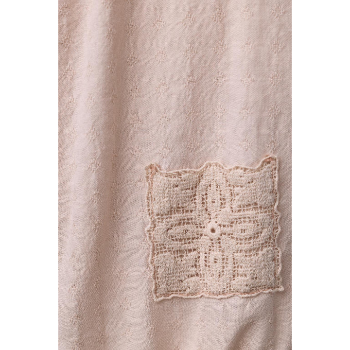 КОМБИНЕЗОН С КРУЖЕВОМ И ВЫШИВКОЙ