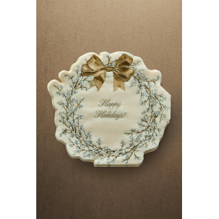 Набор бумажных салфеток с рождественским венком (набор из 20 штук)