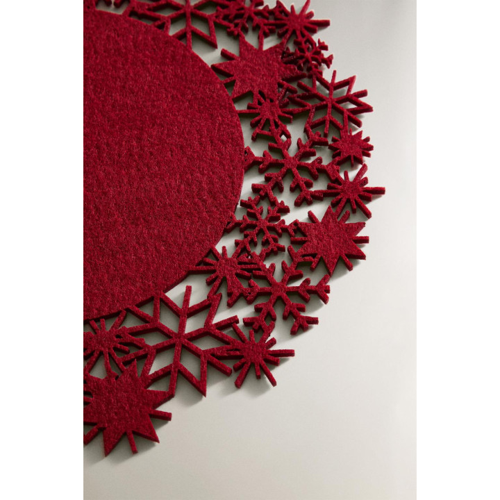 Рождественский снежинка фетровый плед