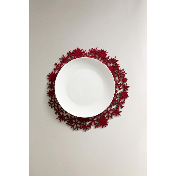 Рождественский снежинка фетровый плед