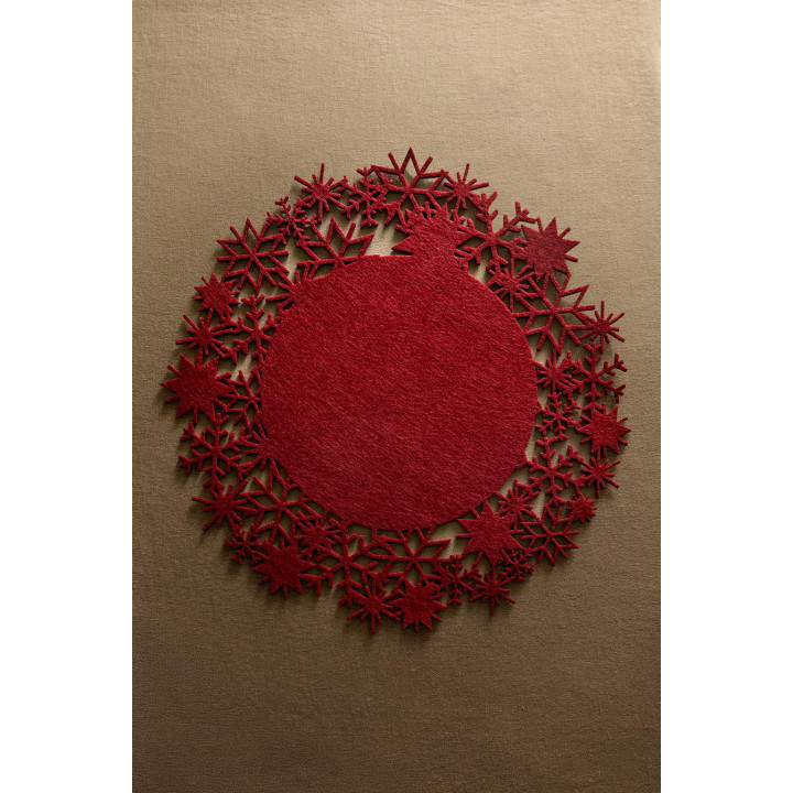 Рождественский снежинка фетровый плед