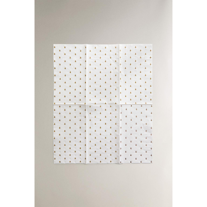 Набор бумажных салфеток с блестящими рождественскими мотивами (набор из 30)