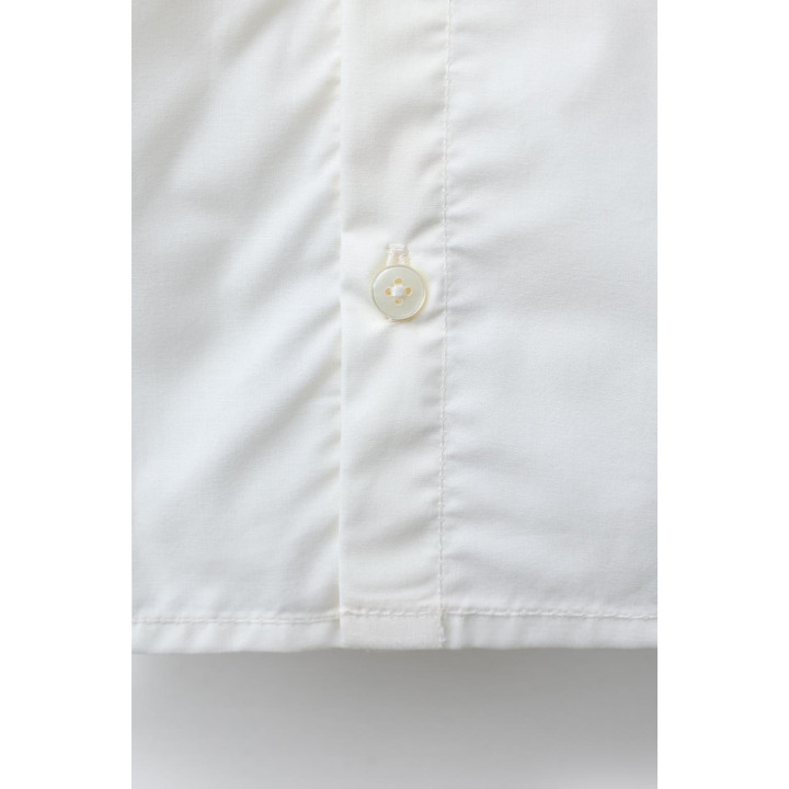 РУБАШКА С КРУЖЕВНЫМ КАРМАНОМ