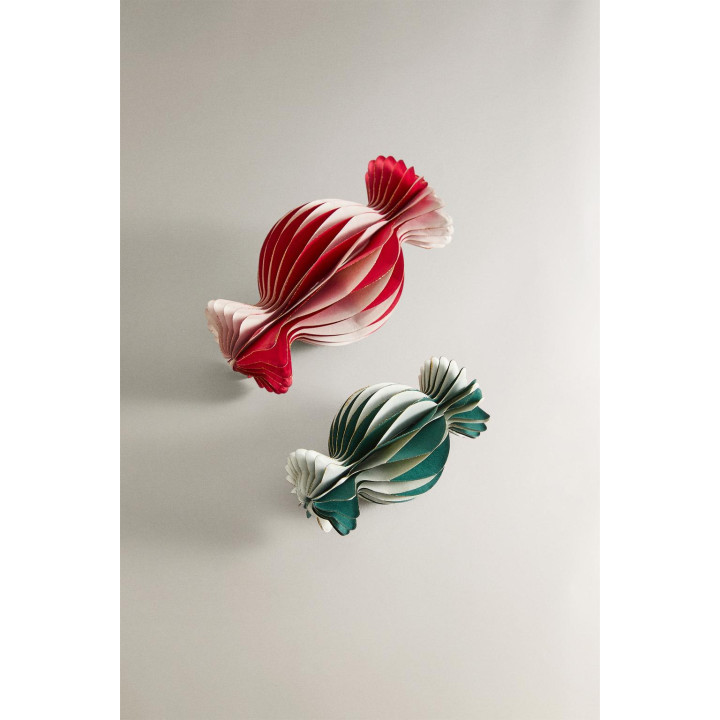 Набор бумажных украшений рождественские сладости (упаковка из 2)