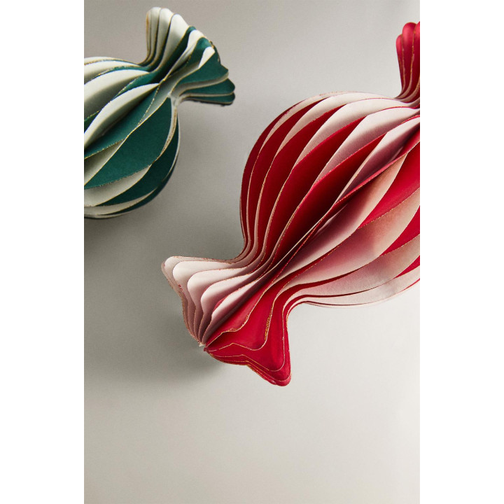 Набор бумажных украшений рождественские сладости (упаковка из 2)