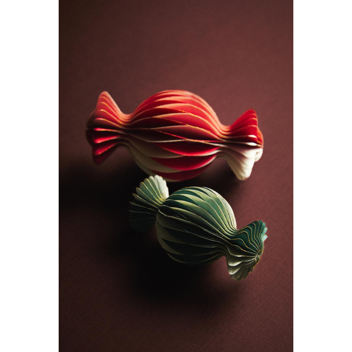 Набор бумажных украшений рождественские сладости (упаковка из 2)