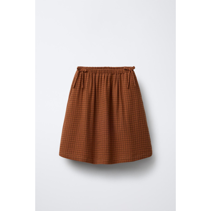 Юбка-миди в клетку с бантами bensimon ® x zara