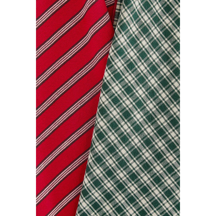 Набор из двух рождественских хлопковых чайных полотенец (упаковка из 2 шт.)