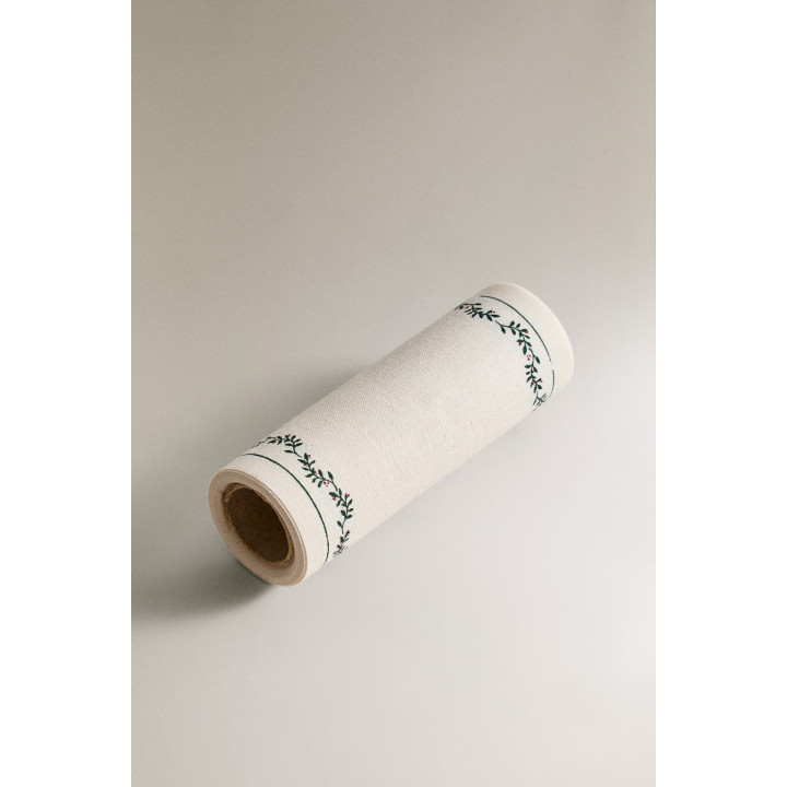 Набор салфеток из хлопка с рождественскими листьями (упаковка из 20 штук)