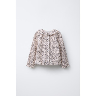 РУБАШКА С ЦВЕТОЧНЫМ ПРИНТОМ