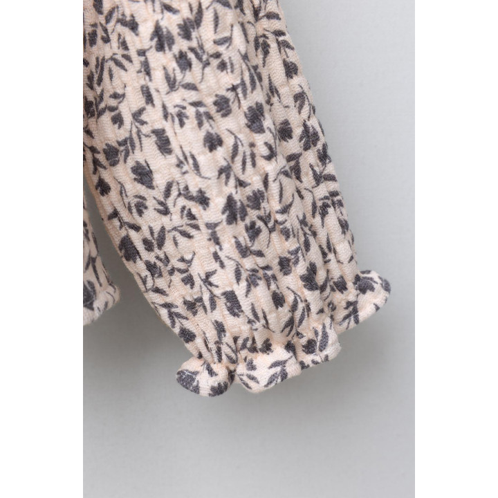 РУБАШКА С ЦВЕТОЧНЫМ ПРИНТОМ