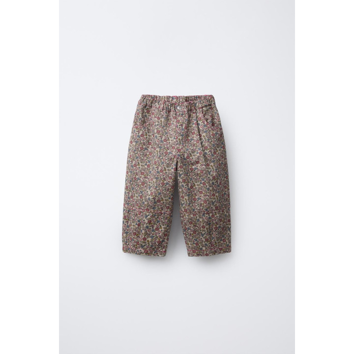 БРЮКИ BAGGY С ЦВЕТОЧНЫМ ПРИНТОМ