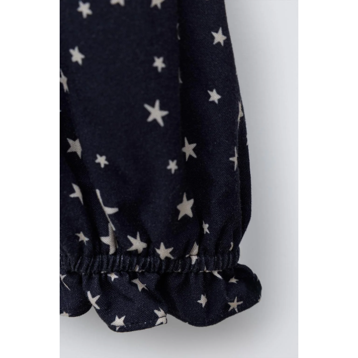 ТОП С ЭЛАСТИЧНЫМИ ДЕТАЛЯМИ И ПРИНТОМ ЗВЕЗДЫ