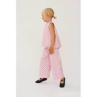 ПРЯМЫЕ БРЮКИ С ПРИНТОМ В ГОРОШЕК