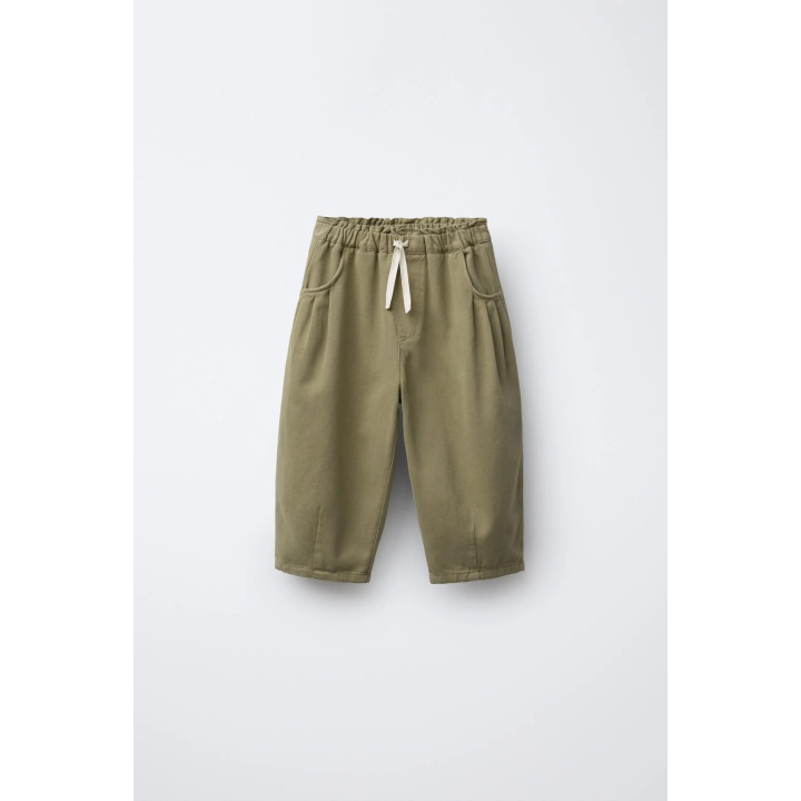 ОДНОТОННЫЕ БРЮКИ-БЭГГИ