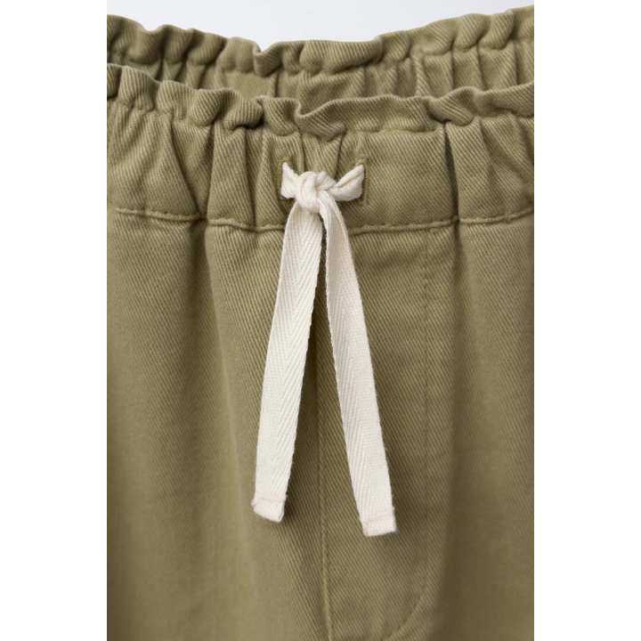 ОДНОТОННЫЕ БРЮКИ-БЭГГИ