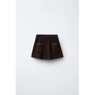 ЮБКА-ШОРТЫ С КАРМАНАМИ И ОРКОРКАМИ