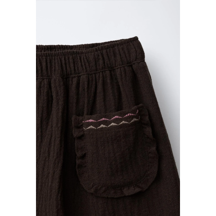 ЮБКА-ШОРТЫ С КАРМАНАМИ И ОРКОРКАМИ