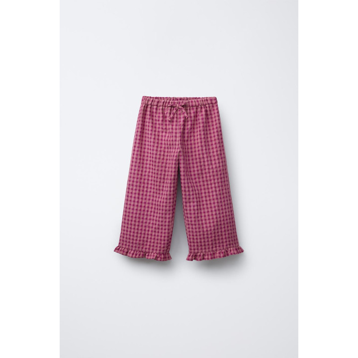 ПРЯМЫЕ БРЮКИ В КЛЕТКУ ВИШИ