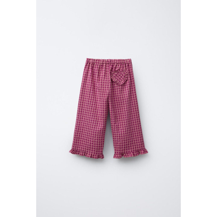 ПРЯМЫЕ БРЮКИ В КЛЕТКУ ВИШИ