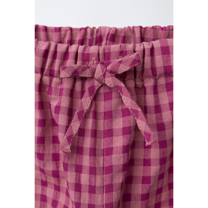 ПРЯМЫЕ БРЮКИ В КЛЕТКУ ВИШИ