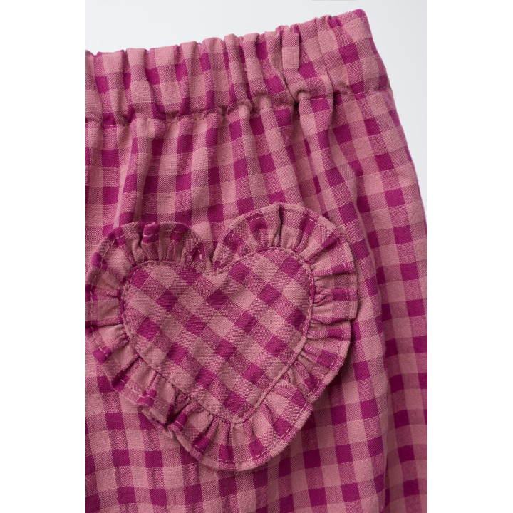 ПРЯМЫЕ БРЮКИ В КЛЕТКУ ВИШИ